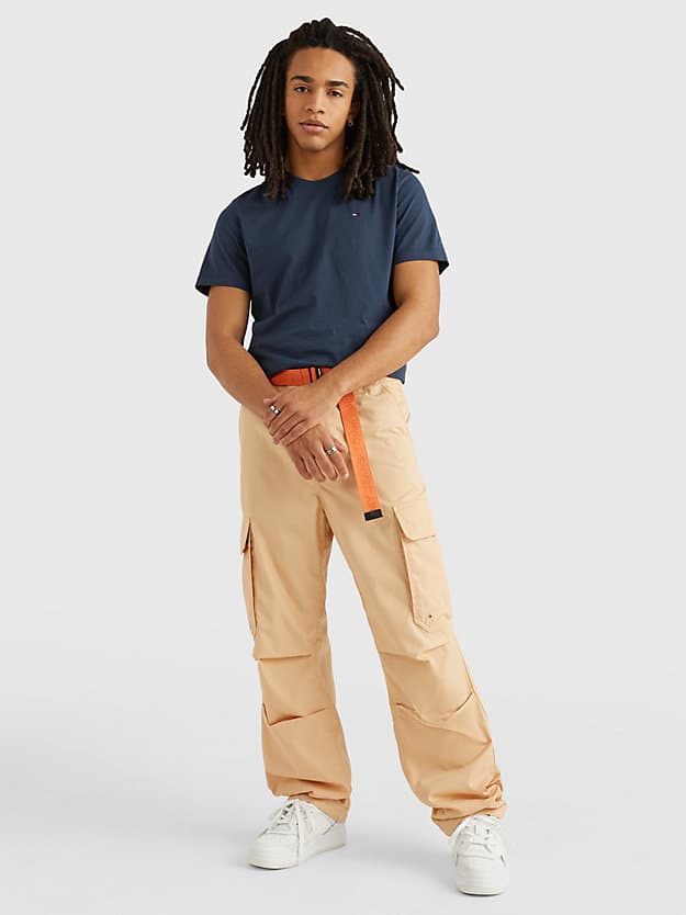 Ανδρικό T-shirt Navy Μπλε Tommy Jeans DM0DM04411-002