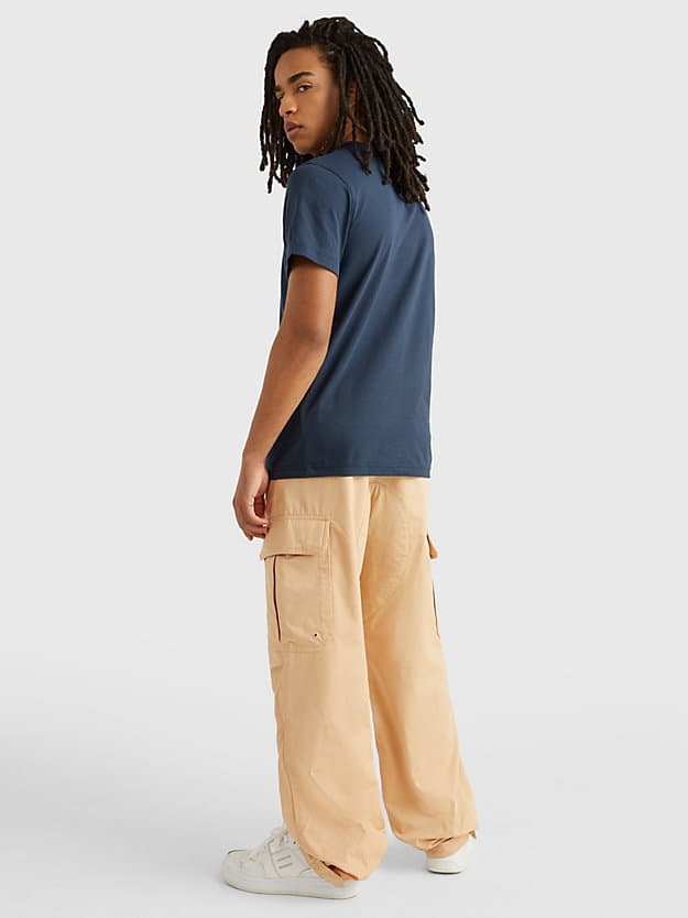 Ανδρικό T-shirt Navy Μπλε Tommy Jeans DM0DM04411-002