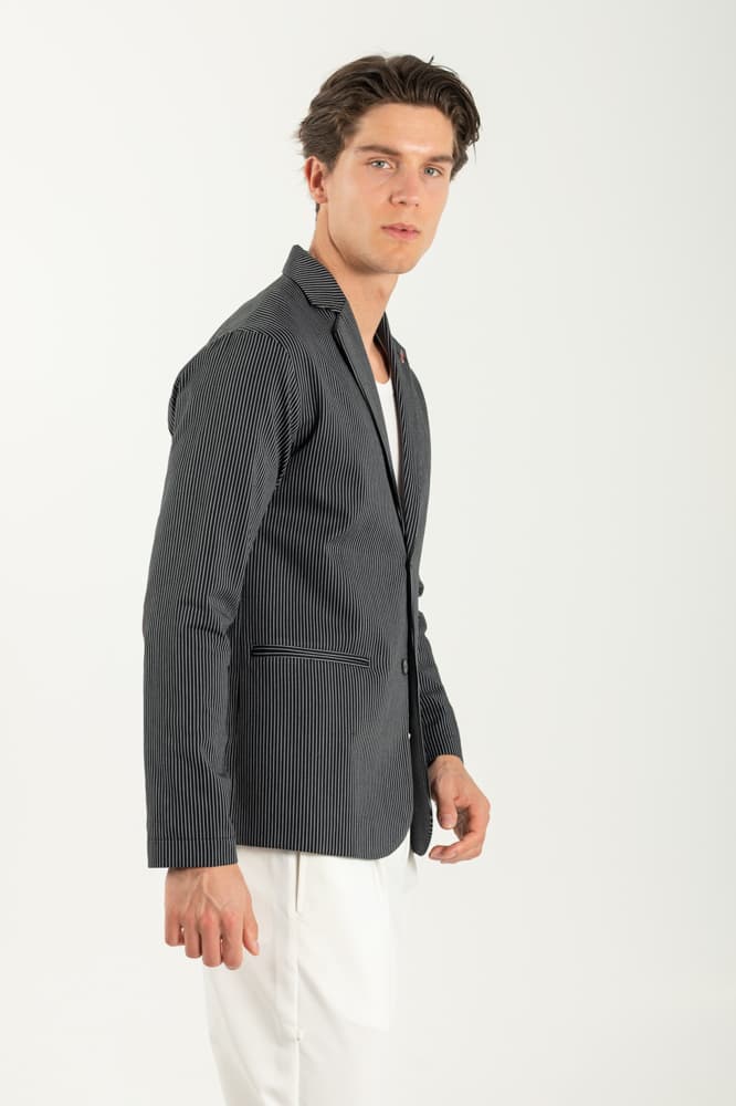 Ανδρικό Σακάκι Μαύρο Vittorio 25GERANO-BLACK