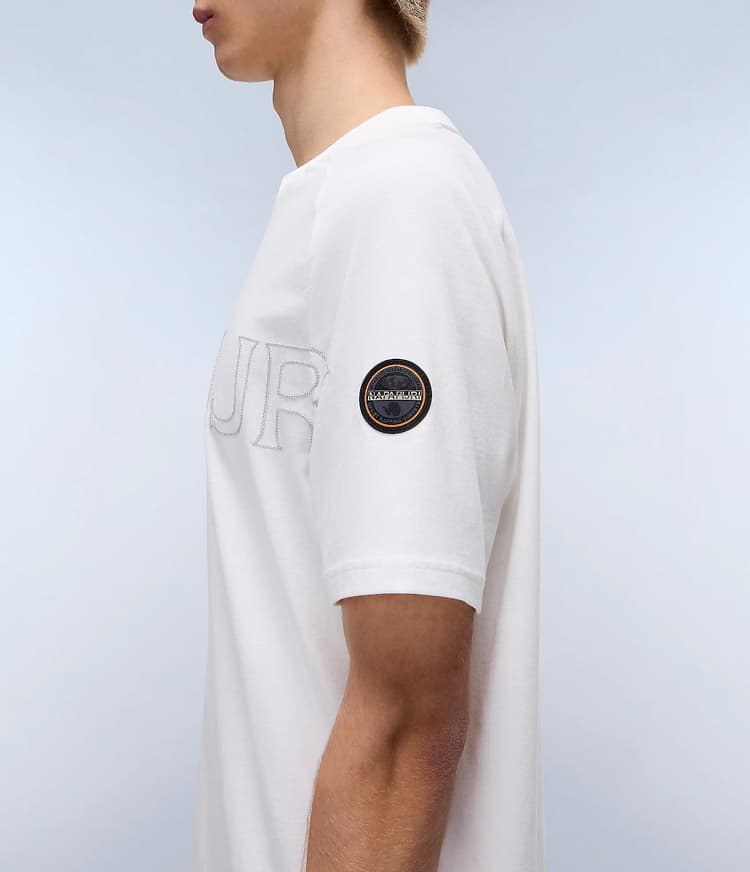 Ανδρικό Ambra T-shirt Λευκό Napapijri NP0A4IEG-2061