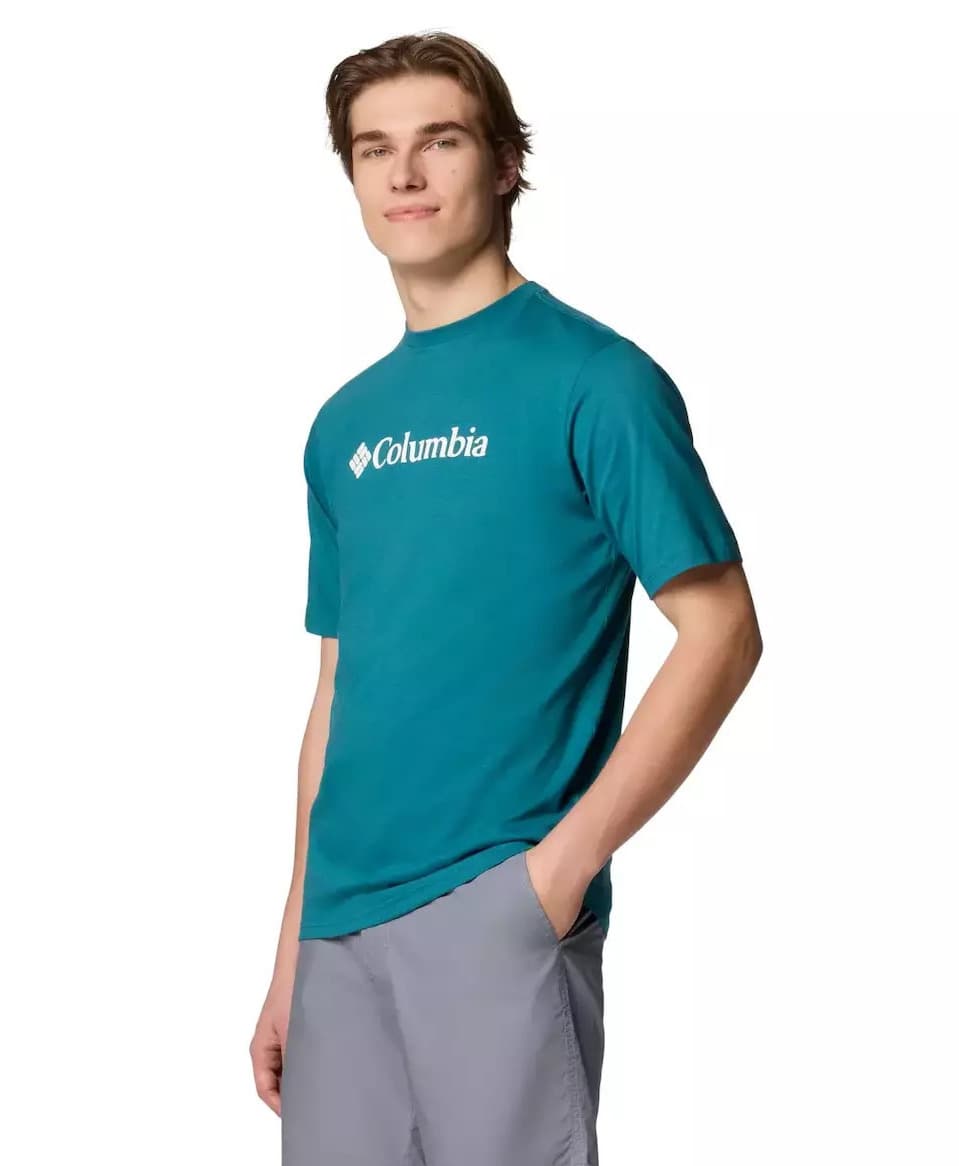 Ανδρικό CSC Basic Logo T-shirt Πετρόλ Columbia 1680053-364