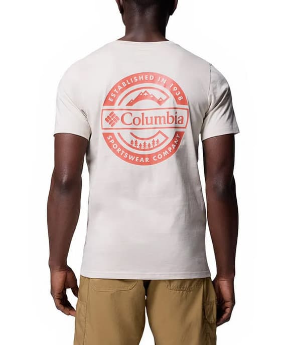 Ανδρικό Rapid Ridge II T-shirt Εκρού Columbia 1934824-279
