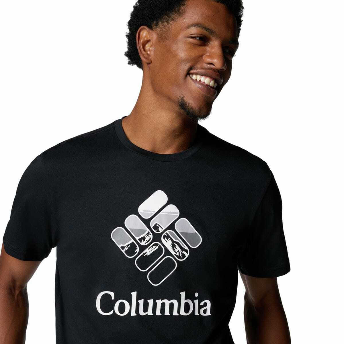 Ανδρικό Rapid Ridge T-shirt Μαύρο Columbia 1888813-001