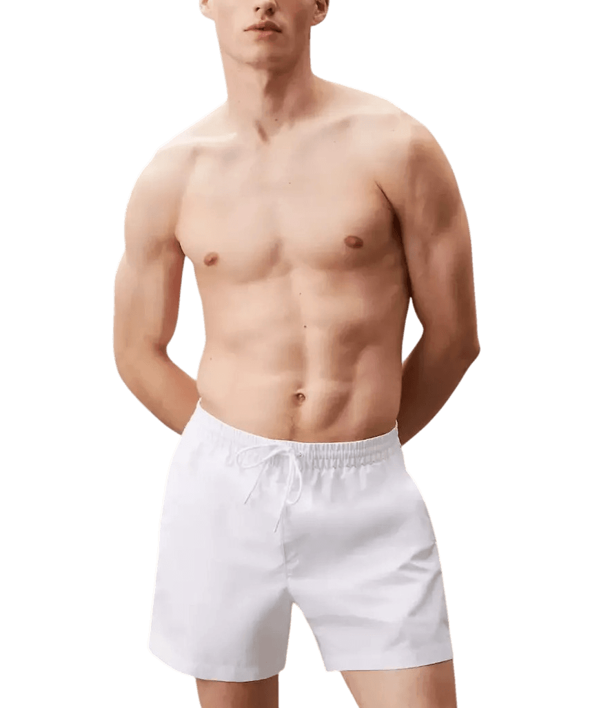 Ανδρικό Μαγιό Λευκό Calvin Klein KM0KM01109-YAA