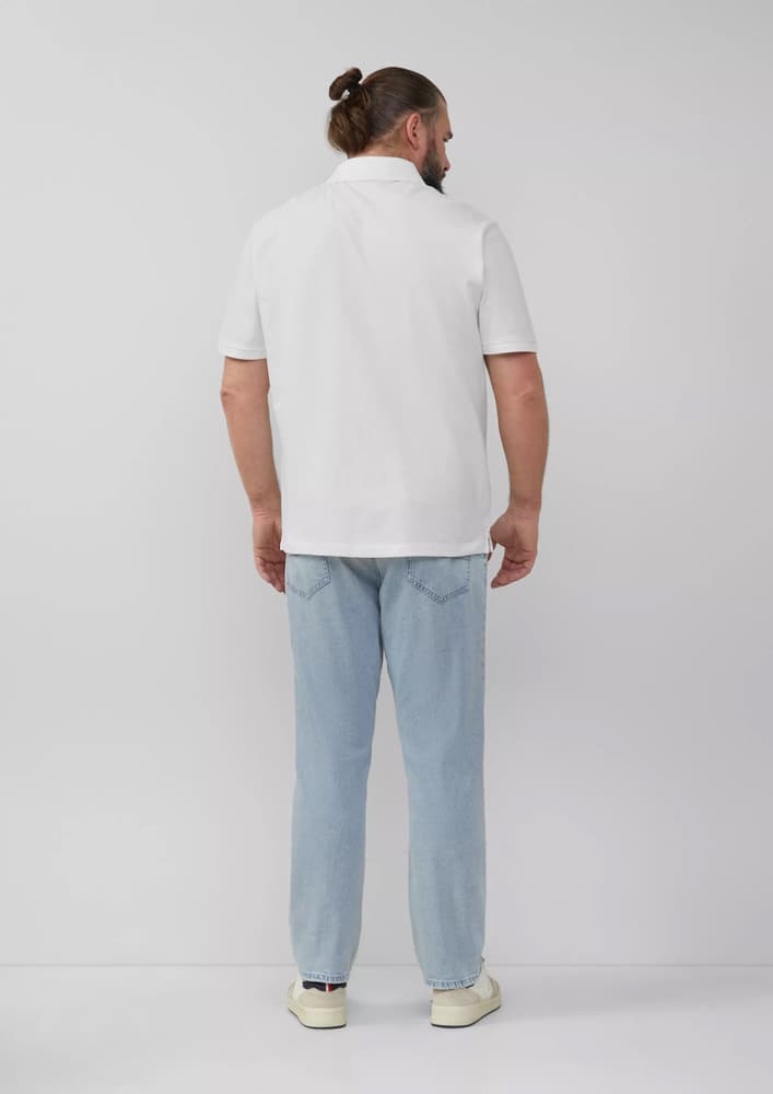 Ανδρικό Polo Λευκό S.Oliver 2164768-01D2