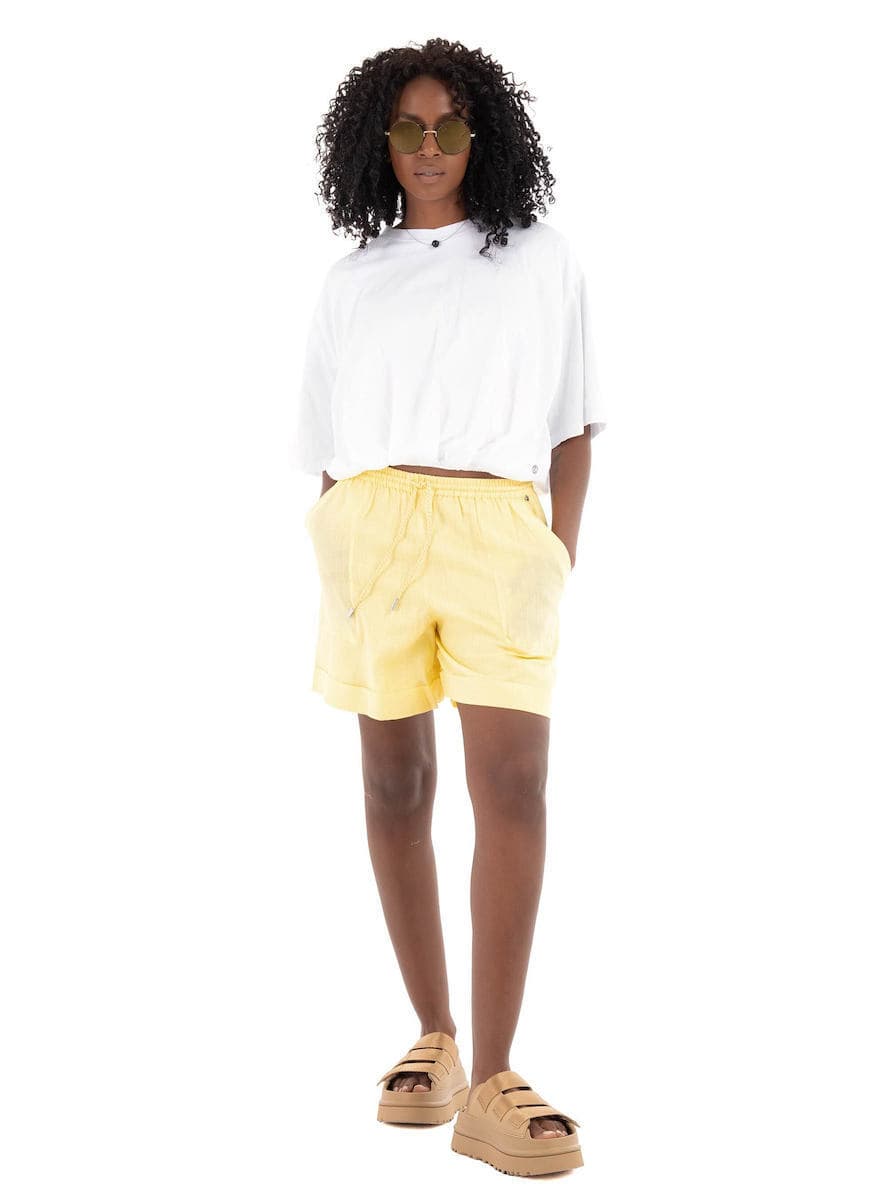 Γυναικείο C_Tanjina Σορτς Κίτρινο Boss 50537924-736