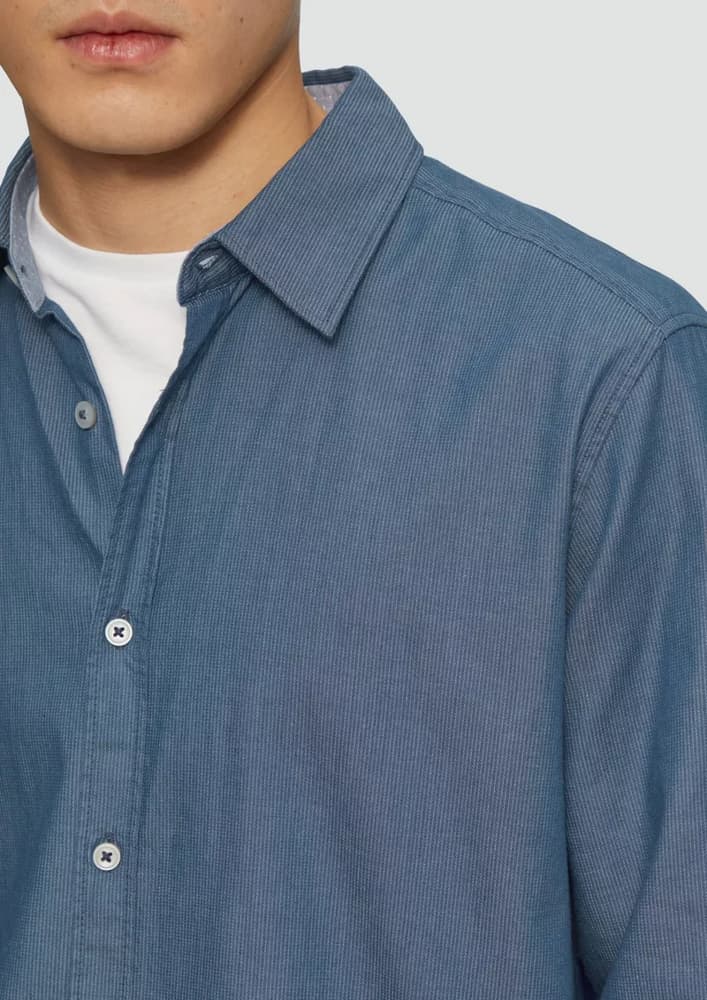 Ανδρικό Πουκάμισο Μπλε S.Oliver 2161415-58K4