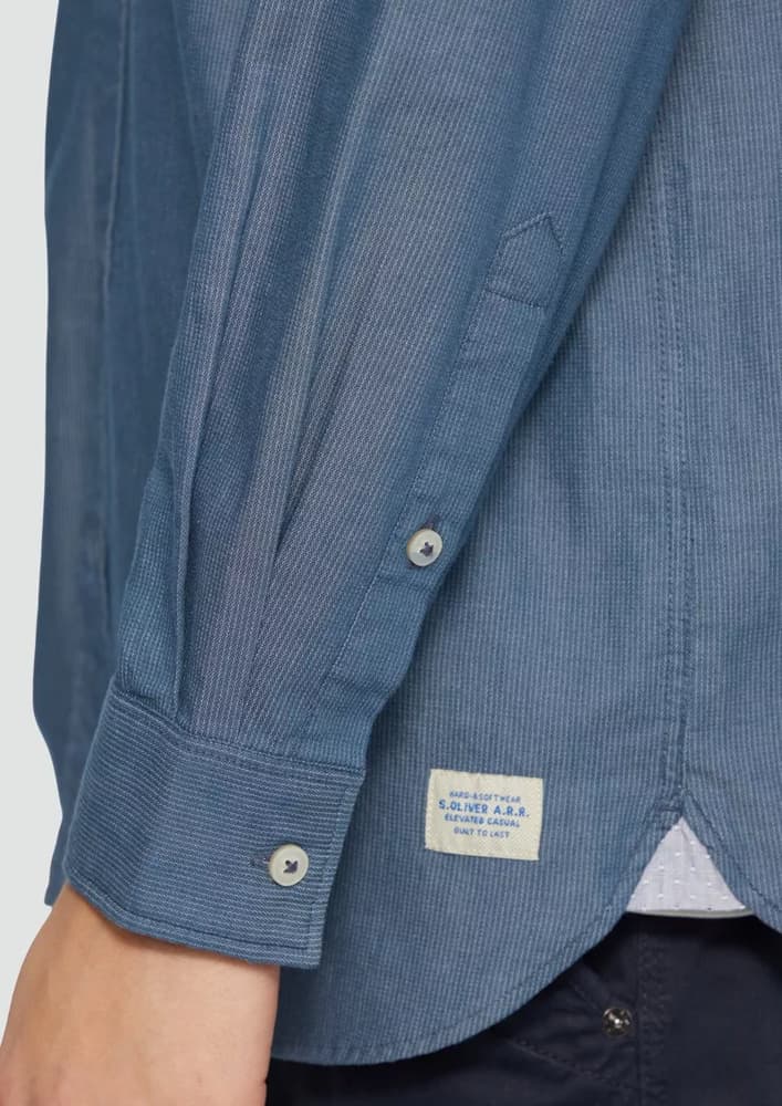 Ανδρικό Πουκάμισο Μπλε S.Oliver 2161415-58K4