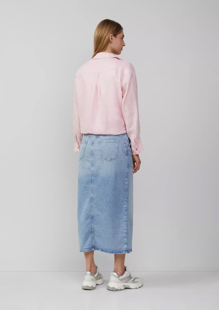 Γυναικείο Λινό Πουκάμισο Ροζ S.Oliver 2163684-4101