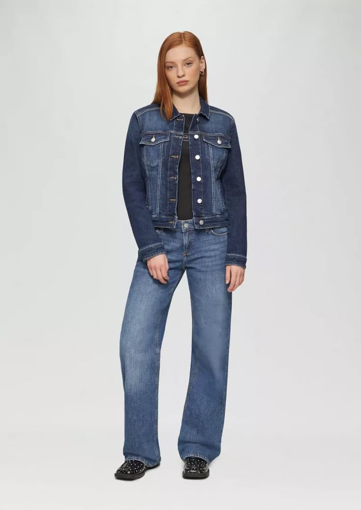 Γυναικείο Τζιν Μπουφάν Navy Μπλε S.Oliver 2164971-58ZA