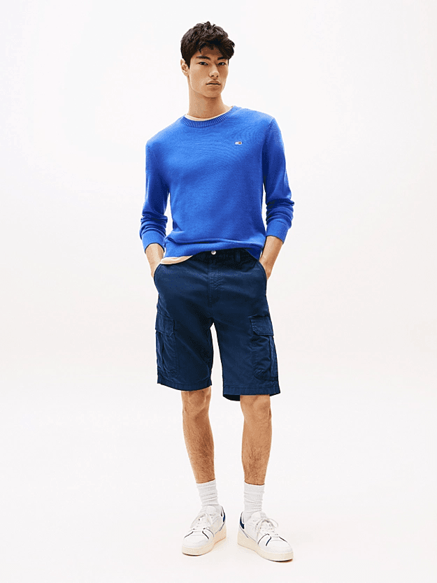 Ανδρική Cargo Βερμούδα Navy Μπλε Tommy Jeans DM0DM21952-C1G