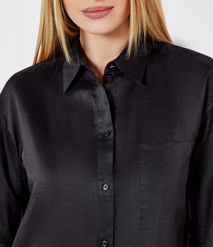 Γυναικείο C_Bostija Πουκάμισο Μαύρο Boss 50537925-001