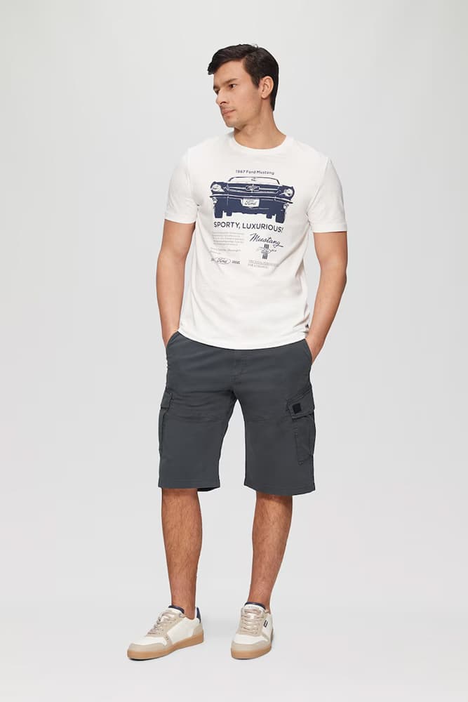 Ανδρική Cargo Βερμούδα Γκρι S.Oliver 2163797-9581