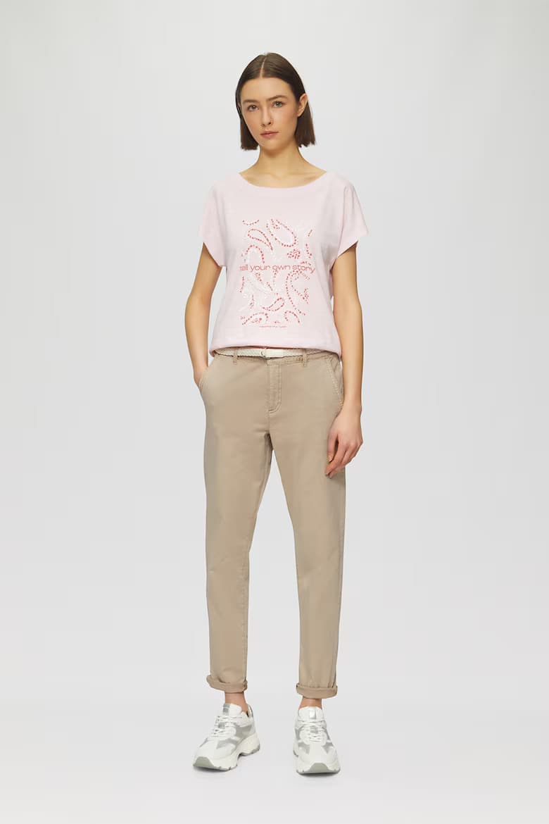 Γυναικείο Παντελόνι Μπεζ S.Oliver 2161340-8404