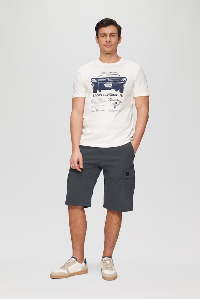 Ανδρική Cargo Βερμούδα Γκρι S.Oliver 2163797-9581