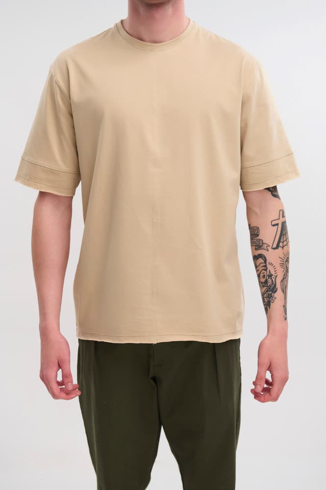 Ανδρικό T-shirt Μπεζ Royal Denim IMPERIA-BEIGE