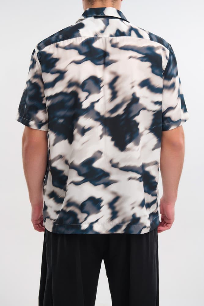 Ανδρικό Κοντομάνικο Πουκάμισο Μπλε Royal Denim SAKAI3568-BLUE