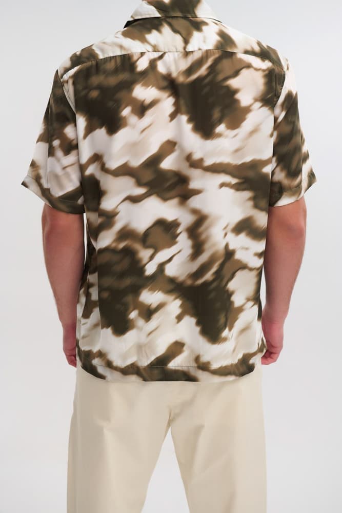 Ανδρικό Κοντομάνικο Πουκάμισο Χακί Royal Denim SAKAI3568-KHAKI