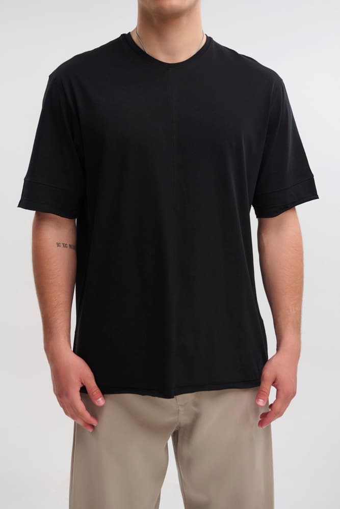 Ανδρικό T-shirt Μαύρο Royal Denim IMPERIA-BLACK