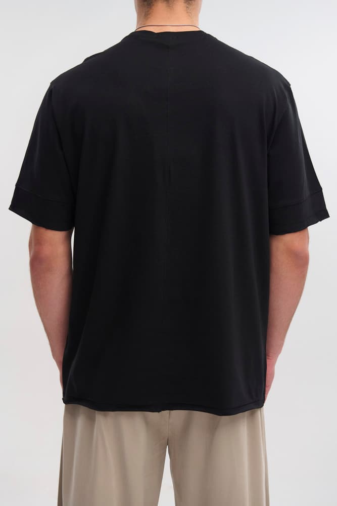 Ανδρικό T-shirt Μαύρο Royal Denim IMPERIA-BLACK