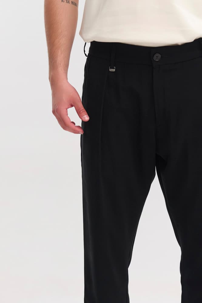 Ανδρικό Παντελόνι Μαύρο Royal Denim PERTH2258-BLACK