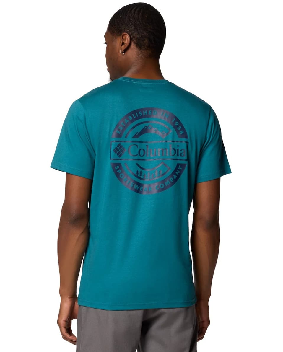 Ανδρικό Rapid Ridge II T-shirt Πετρόλ Columbia 1934824-364