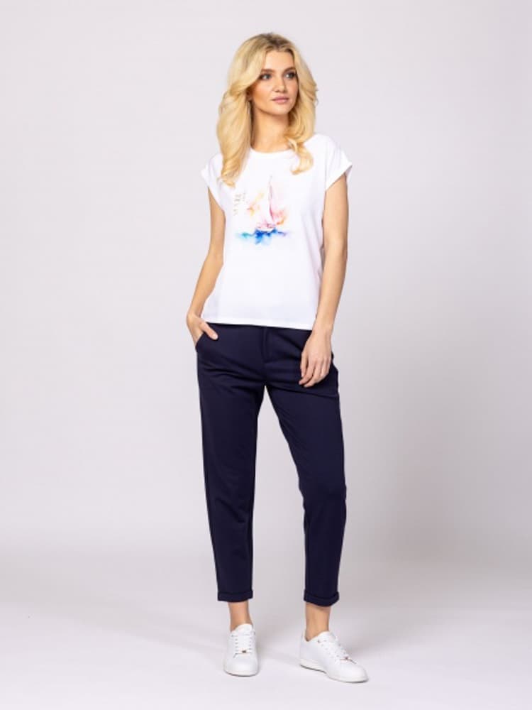 Γυναικείο Monas25 T-shirt Λευκό Heavy Tools T17027-SAIL