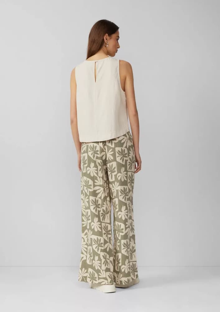 Γυναικείο Αμάνικο Τοπ Μπεζ S.Oliver 2160437-0808