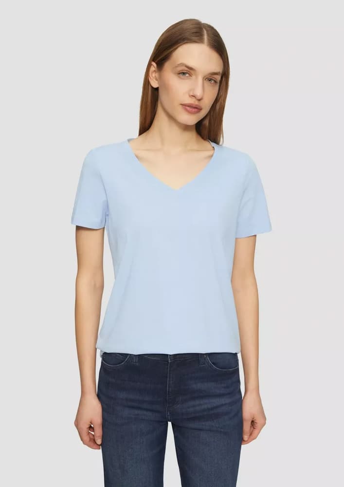 Γυναικείο T-shirt Γαλάζιο S.Oliver 2160847-5083