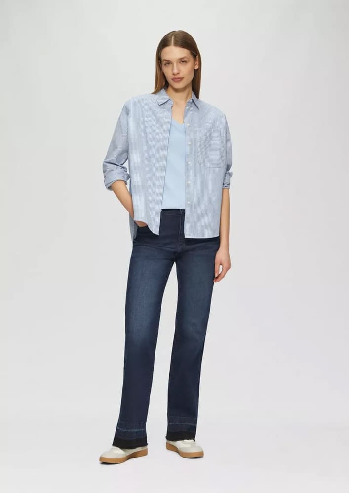 Γυναικείο T-shirt Γαλάζιο S.Oliver 2160847-5083