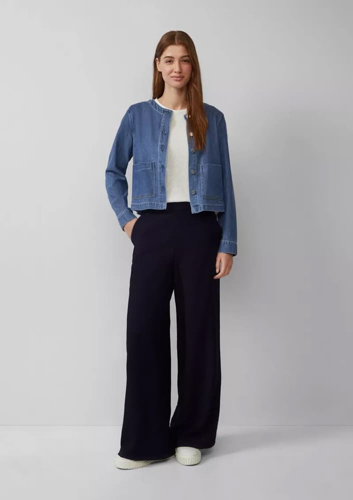 Γυναικείο Παντελόνι Navy Μπλε S.Oliver 2161117-5959