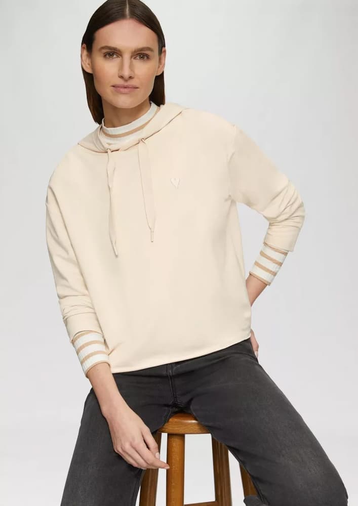 Γυναικείο Φούτερ Μπεζ S.Oliver 2161708-8100