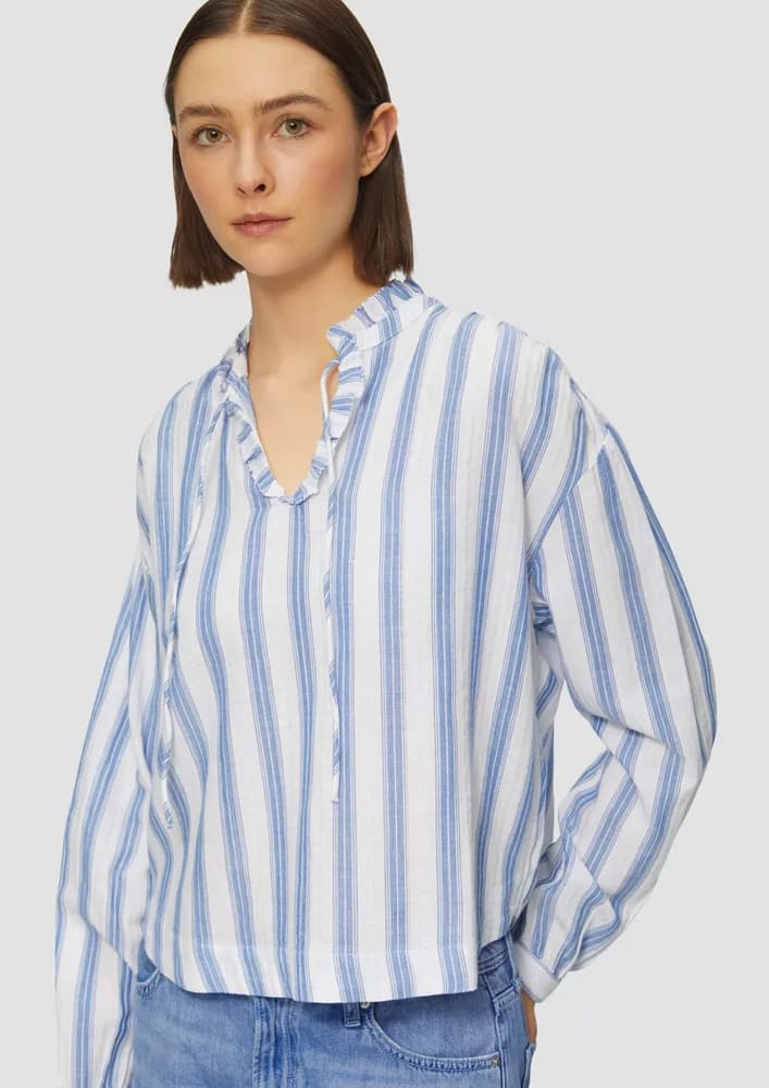 Γυναικεία Ριγέ Μπλούζα Γαλάζια S.Oliver 2163648-55G1