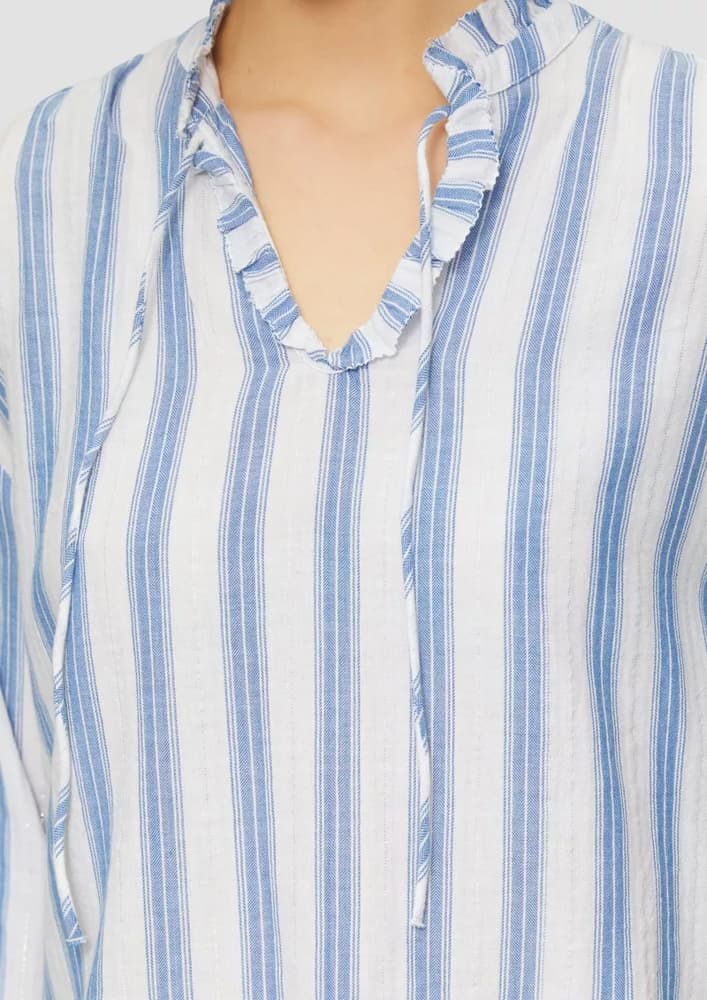 Γυναικεία Ριγέ Μπλούζα Γαλάζια S.Oliver 2163648-55G1