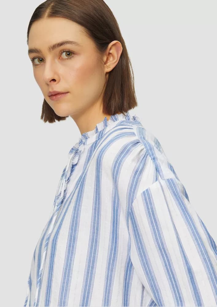 Γυναικεία Ριγέ Μπλούζα Γαλάζια S.Oliver 2163648-55G1