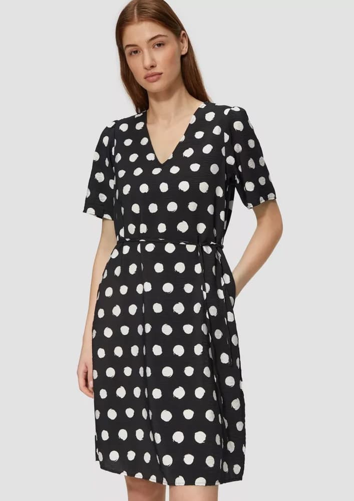 Γυναικείο Φόρεμα Μαύρο S.Oliver 2163713-99A2