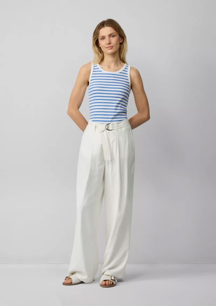 Γυναικείο Παντελόνι Λευκό S.Oliver 2164299-0210