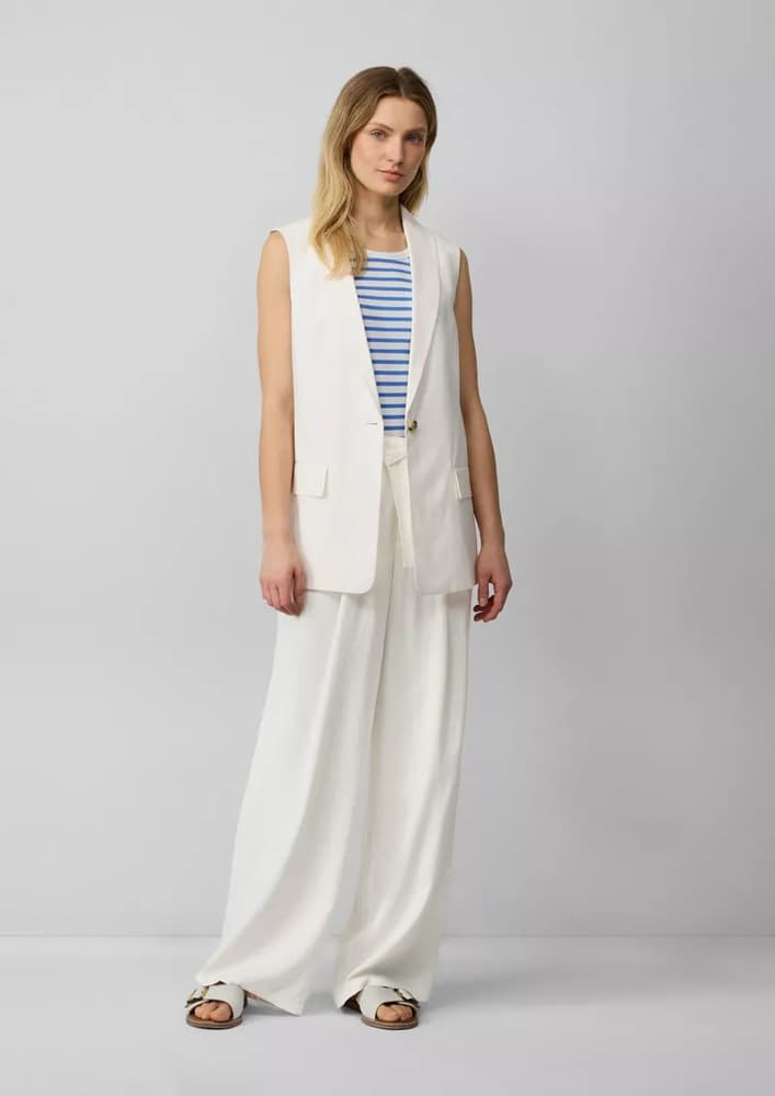 Γυναικείο Παντελόνι Λευκό S.Oliver 2164299-0210