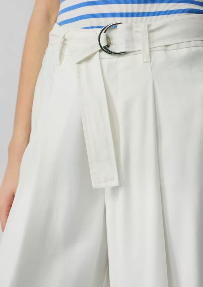 Γυναικείο Παντελόνι Λευκό S.Oliver 2164299-0210