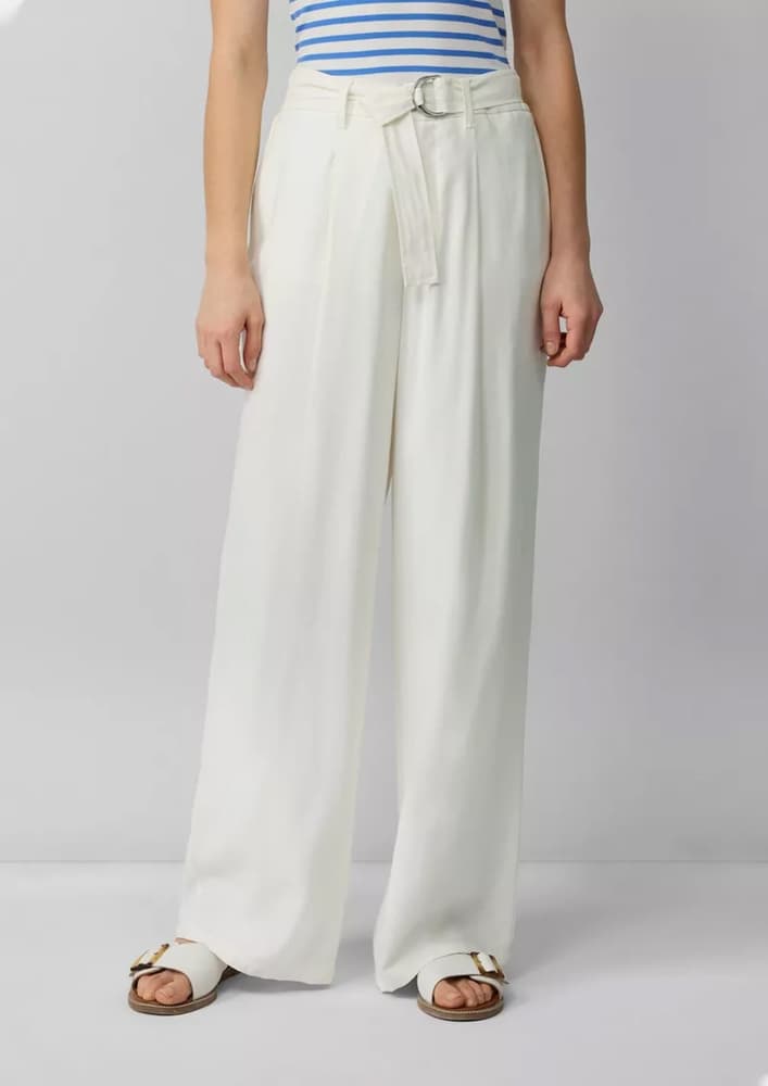 Γυναικείο Παντελόνι Λευκό S.Oliver 2164299-0210