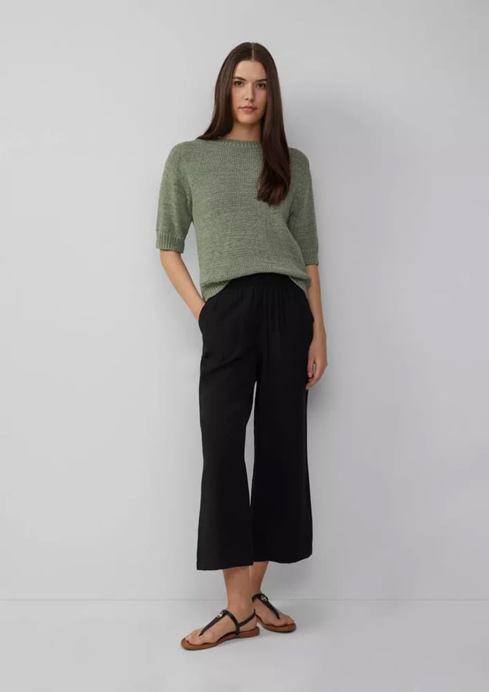 Γυναικείο Παντελόνι Μαύρο S.Oliver 2165047-9999