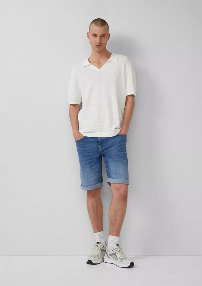 Ανδρική Βερμούδα Μπλε S.Oliver 2165154-54Z4