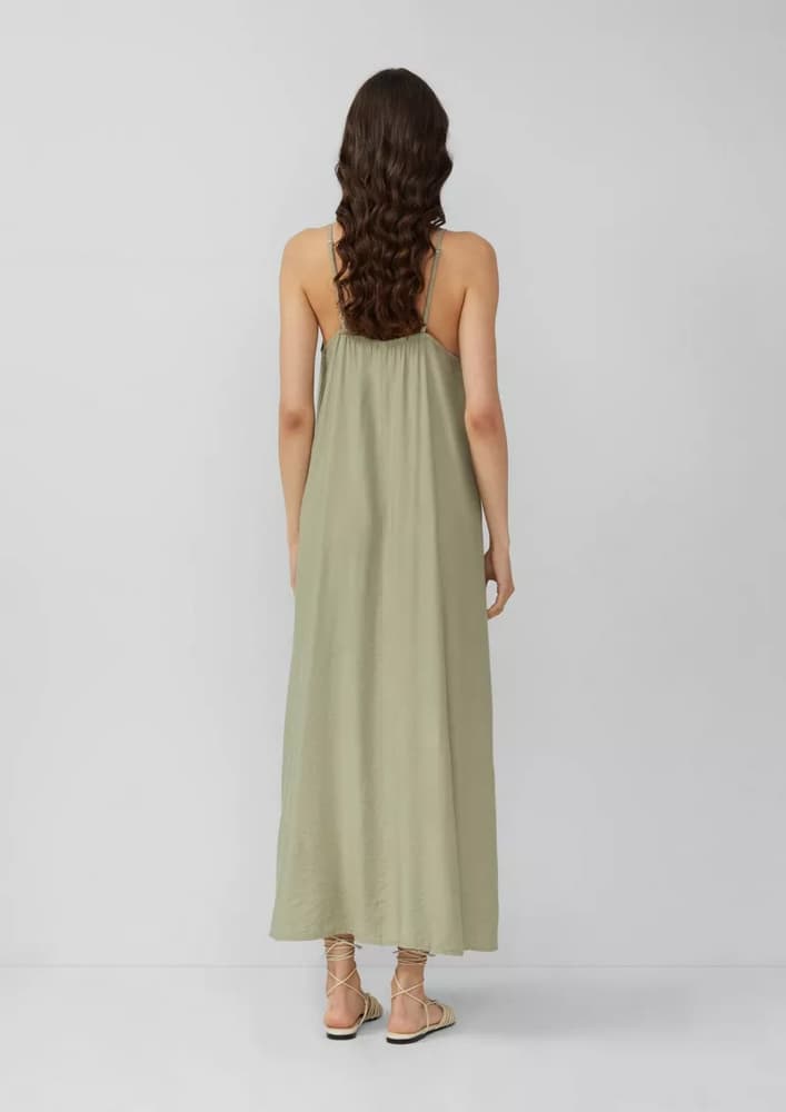 Γυναικείο Αμάνικο Φόρεμα Λαδί S.Oliver 2165672-7297