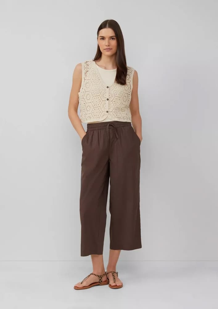 Γυναικεία Αμάνικη Ζακέτα Μπεζ S.Oliver 2166279-8105