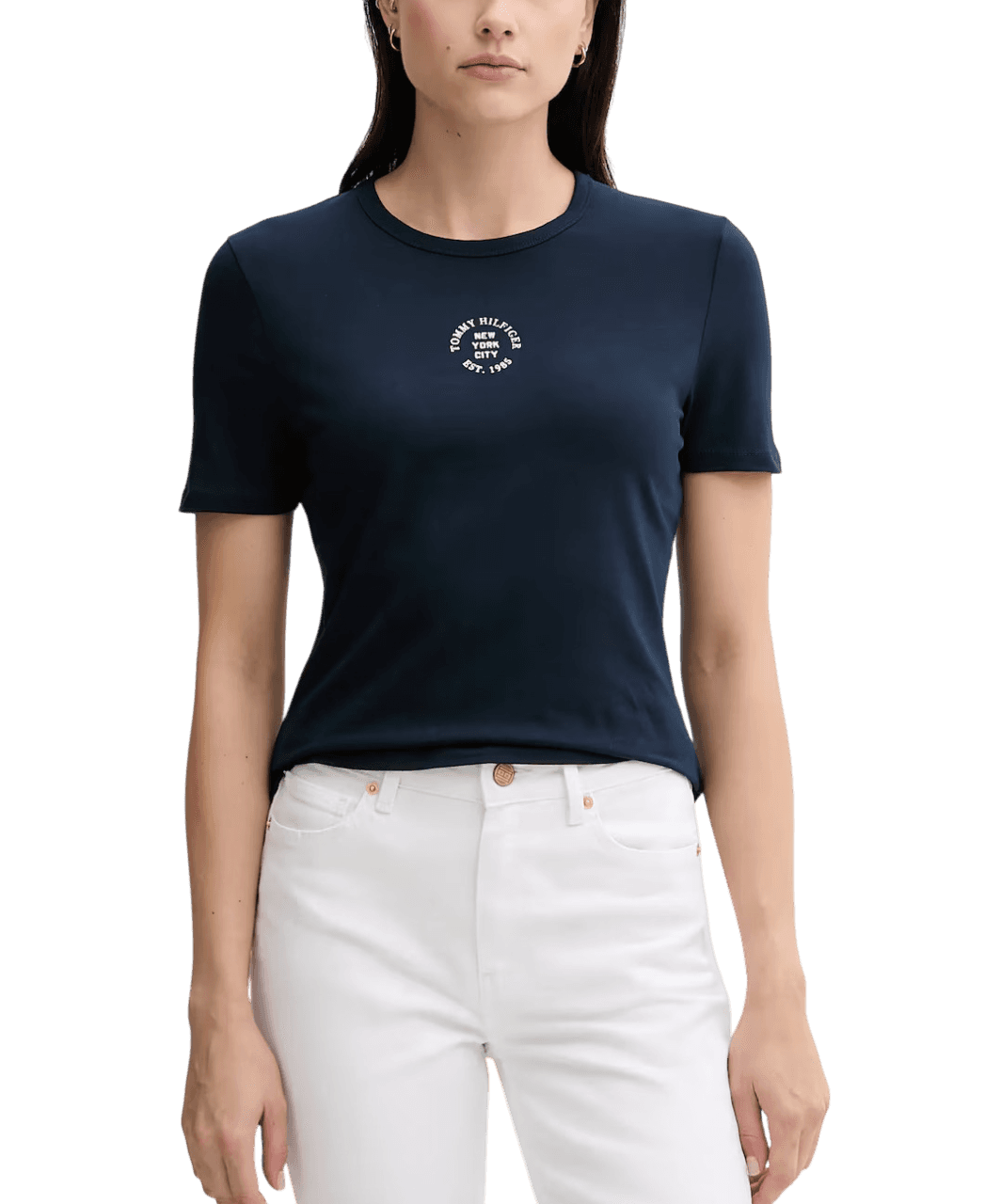 Γυναικείο T-shirt Λευκό Tommy Hilfiger WW0WW45809-YBL