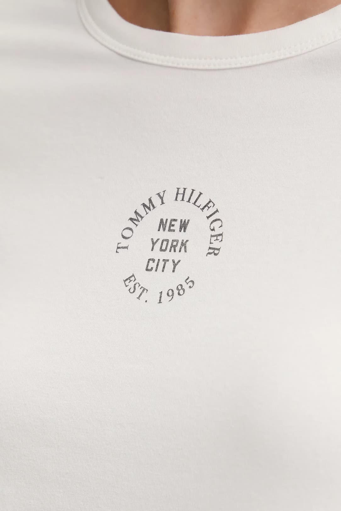 Γυναικείο T-shirt Λευκό Tommy Hilfiger WW0WW45809-YBL