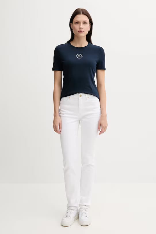 Γυναικείο T-shirt Navy Μπλε Tommy Hilfiger WW0WW45809-C1G