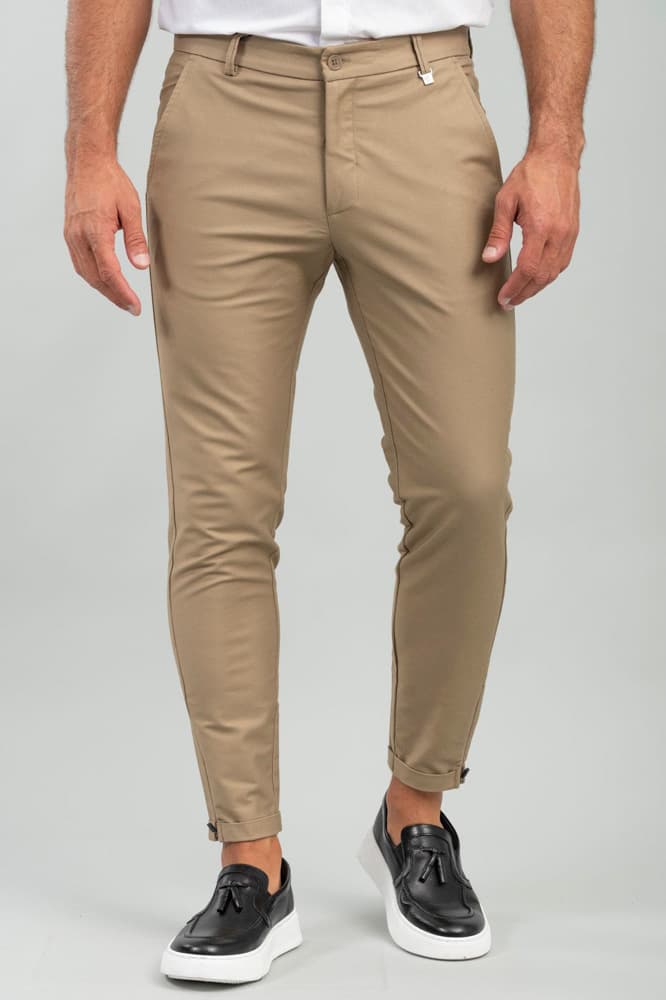 Ανδρικό Παντελόνι Μπεζ Vittorio ALTO-SAFARI