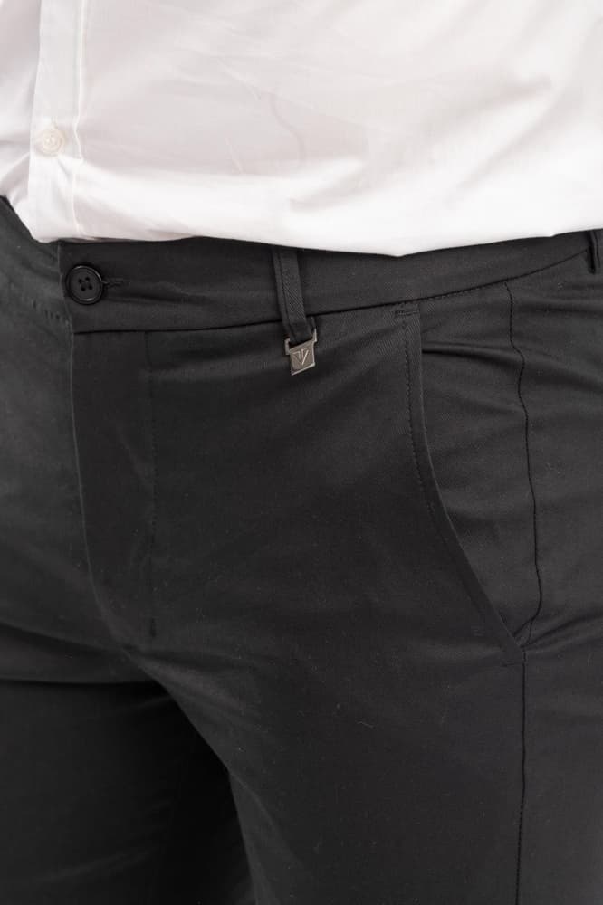 Ανδρικό Παντελόνι Μαύρο Vittorio ALTO-BLACK