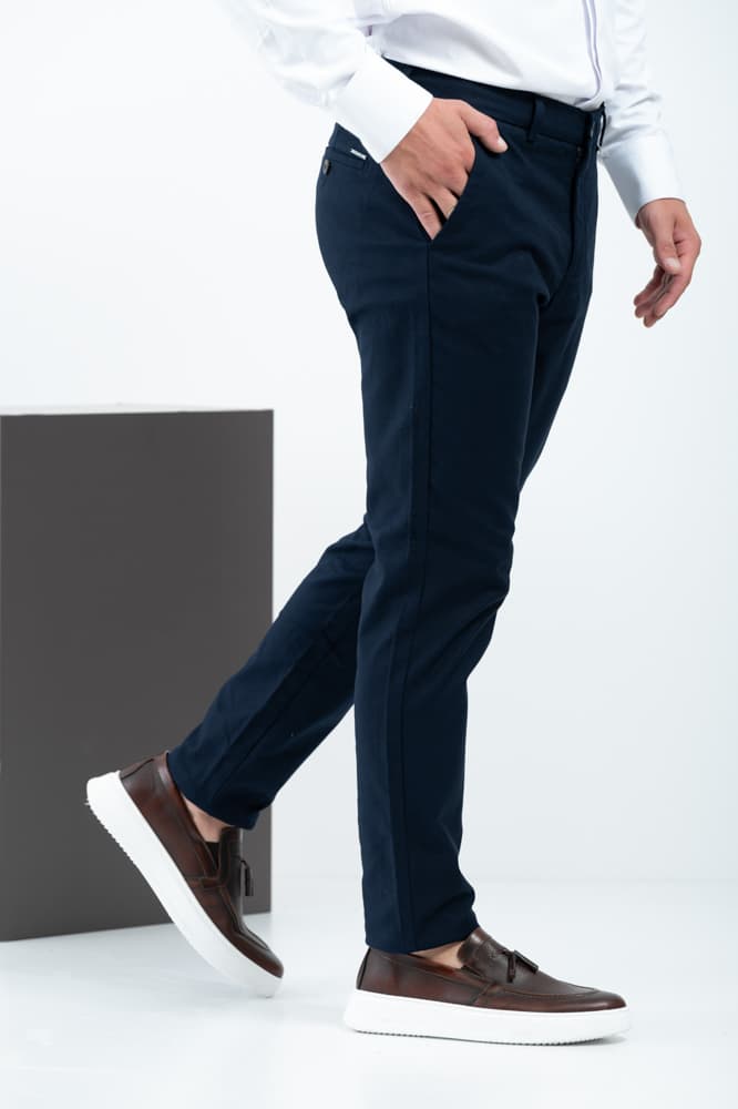 Ανδρικό Παντελόνι Navy Μπλε Vittorio NOBILE-BLUE